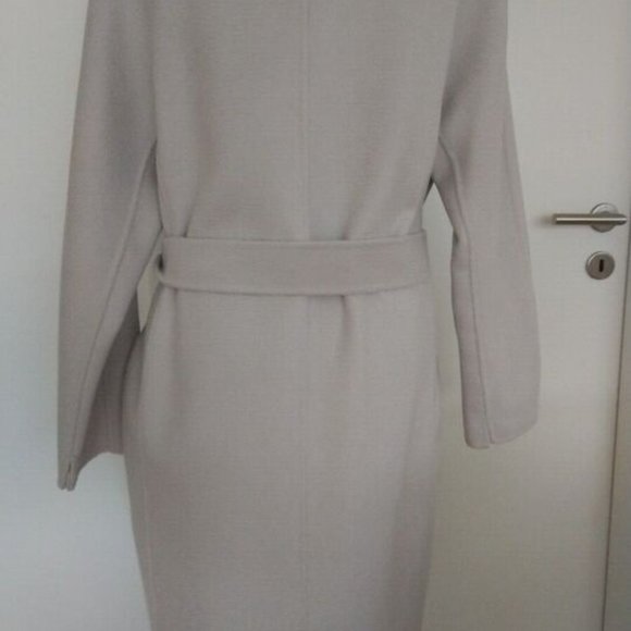 S MAX MARA Cashmere Wool blend Wrap coat-ALATI- Ghiaccio i.e. ice- Ital 44, US10 - Picture 11 of 11